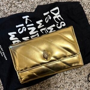 Kurt Geiger SoHo Leather Chain Wallet